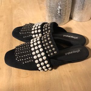 Jeffery Campbell Ravis Pearl Stud Mule